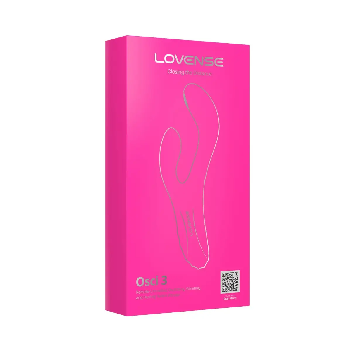 Lovense - Osci 3 App-Controlled Heating Rabbit Vibrator