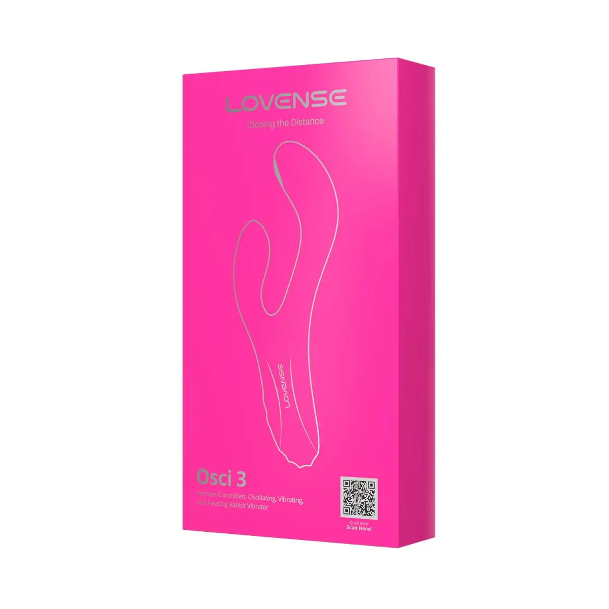 Lovense - Osci 3 App-Controlled Heating Rabbit Vibrator