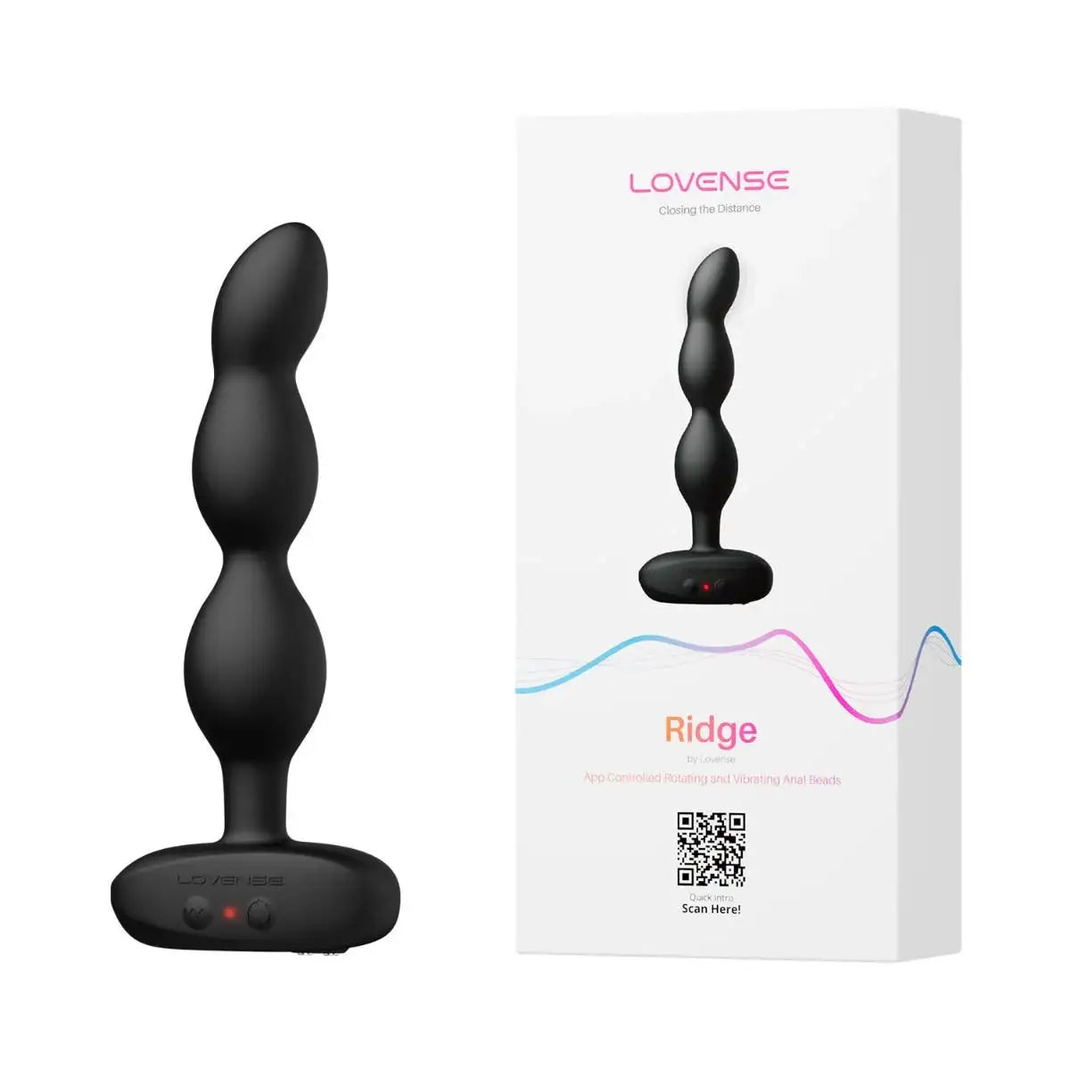 Lovense - Ridge APP-Controlled Anal Beads - Frisky Business Adult Sex Toys Shop