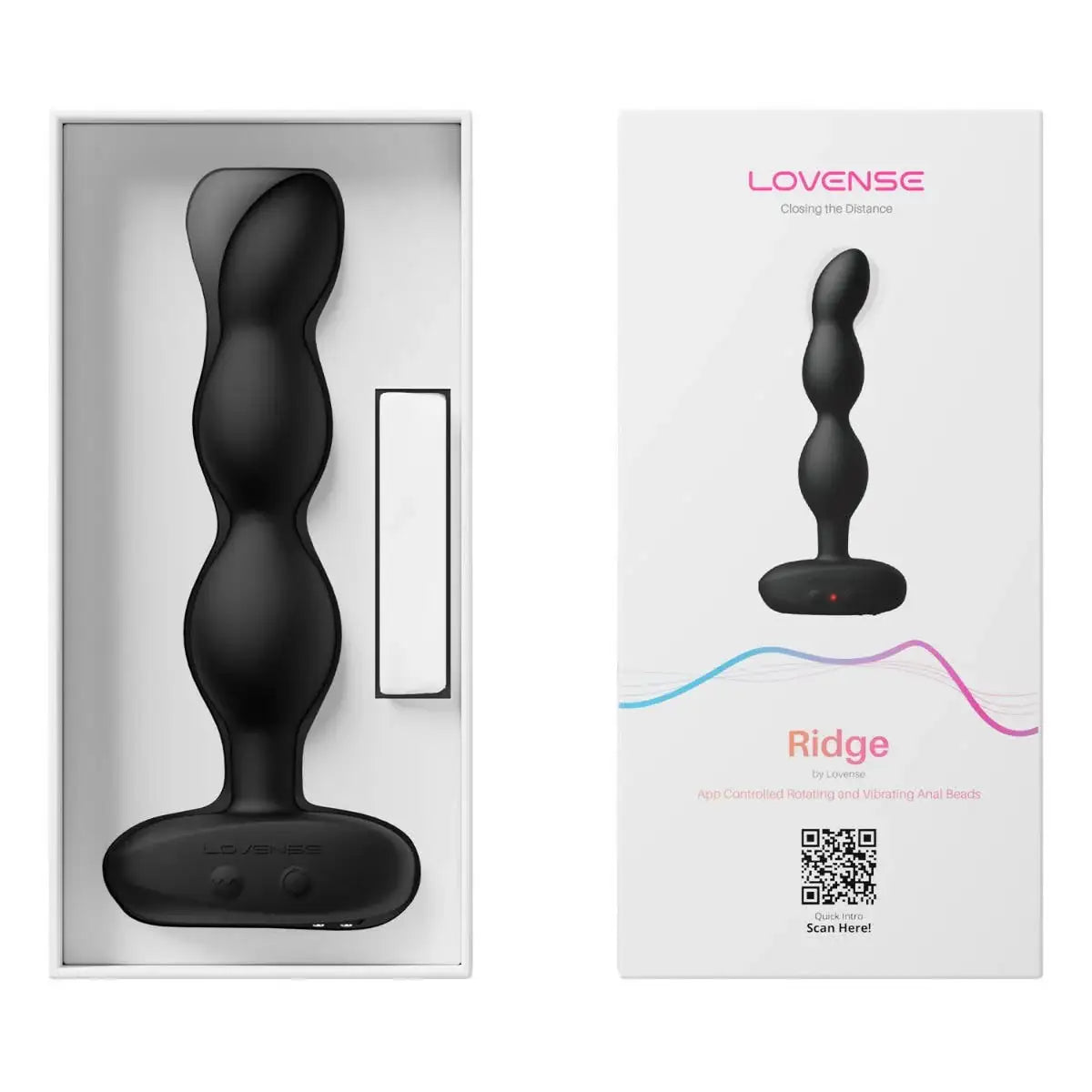 Lovense - Ridge APP-Controlled Anal Beads - Frisky Business Adult Sex Toys Shop