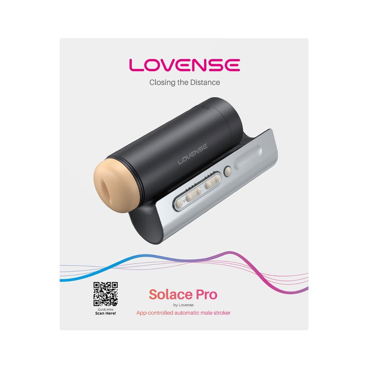 Lovense - Solace Pro AI-Powered App-Controlled Thrusting Male Masturbator