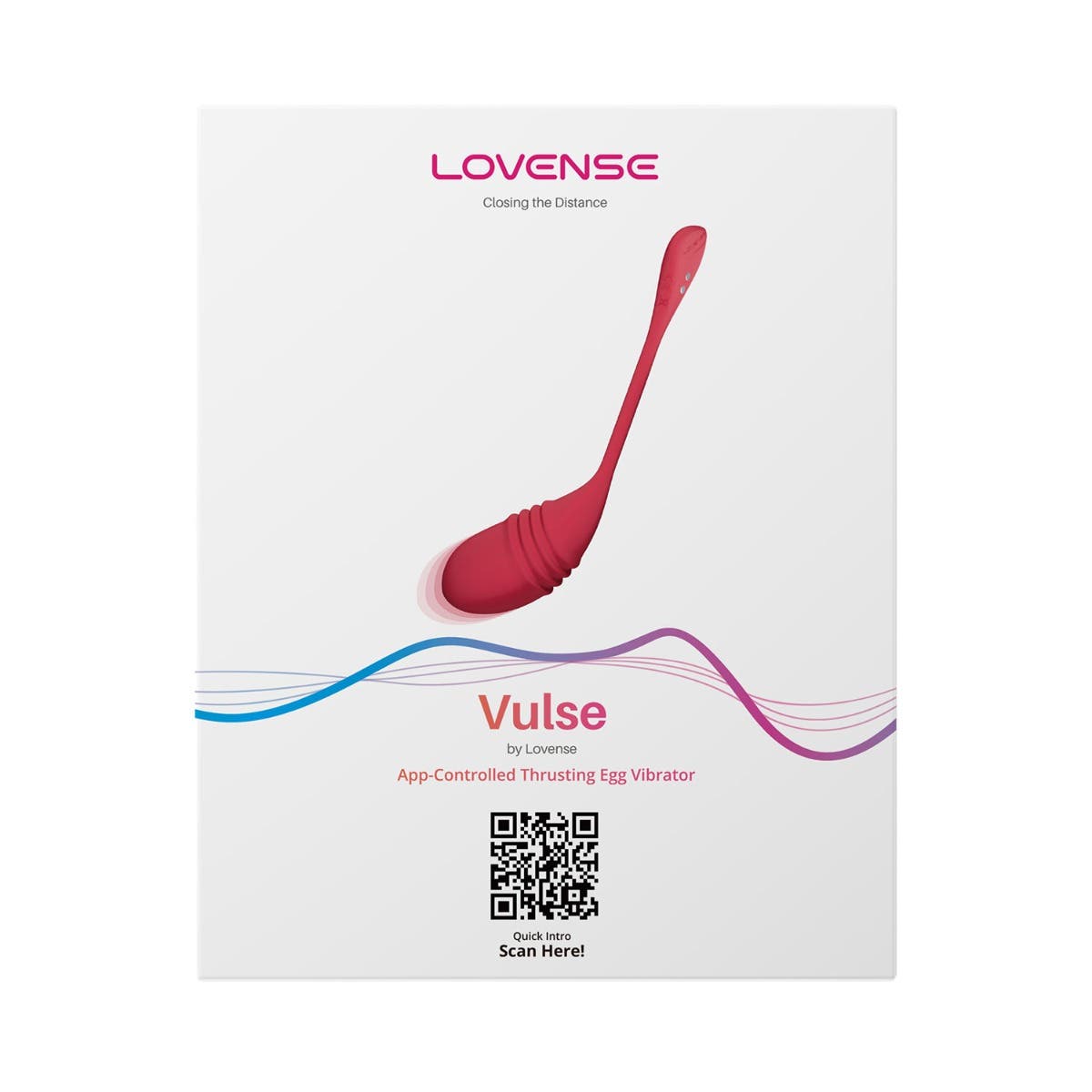 Lovense - Vulse Thrusting Egg Vibrator, APP-Controlled