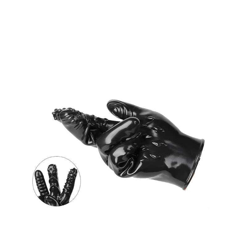 BDSM - 1 Pc Silicone Flirting Multi-textured Gloves