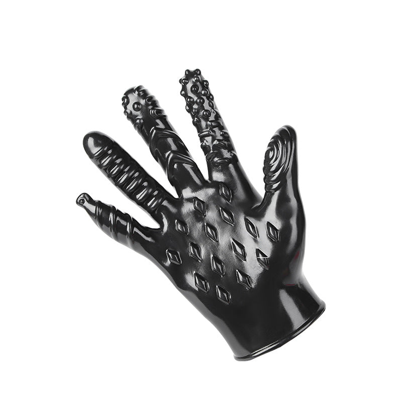 BDSM - 1 Pc Silicone Flirting Multi-textured Gloves