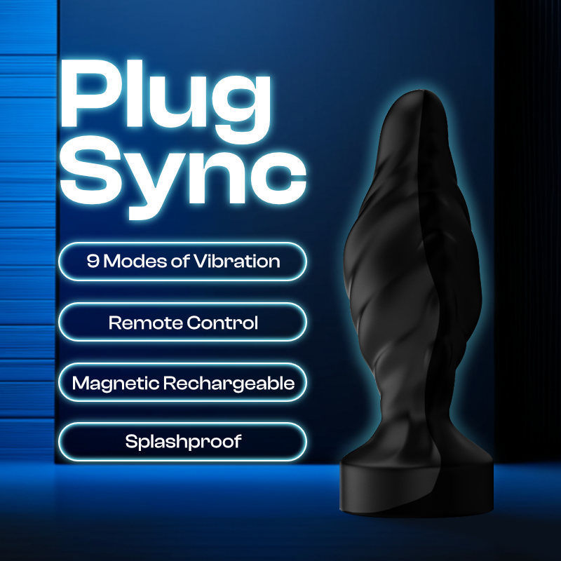 Plug Sync - Anal Plug Vibrator With Remote Control