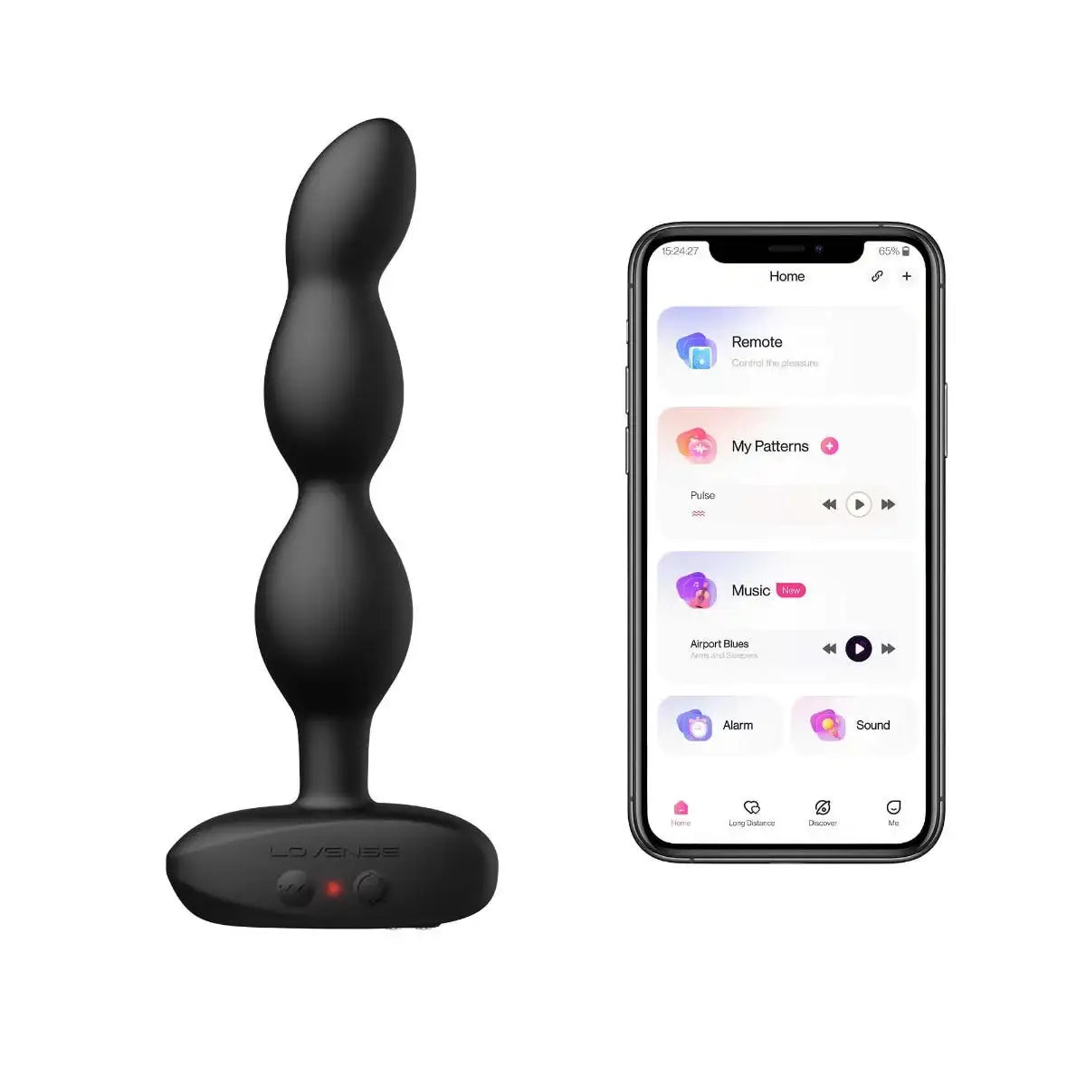 Lovense - Ridge APP-Controlled Anal Beads - Frisky Business Adult Sex Toys Shop