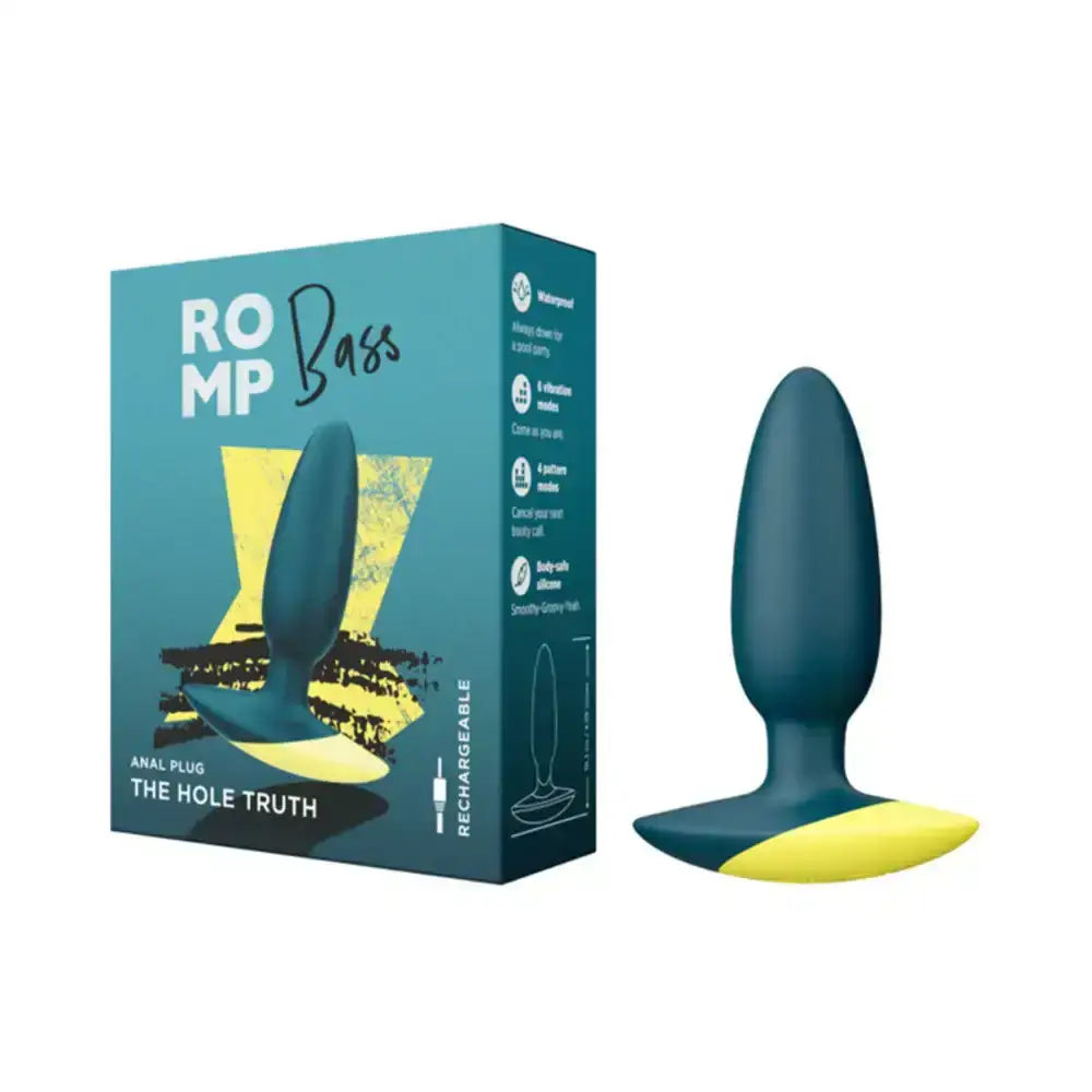 ROMP Bass Vibrating Anal Plug durable build stylish accessory for everyday lifestyle Singapore