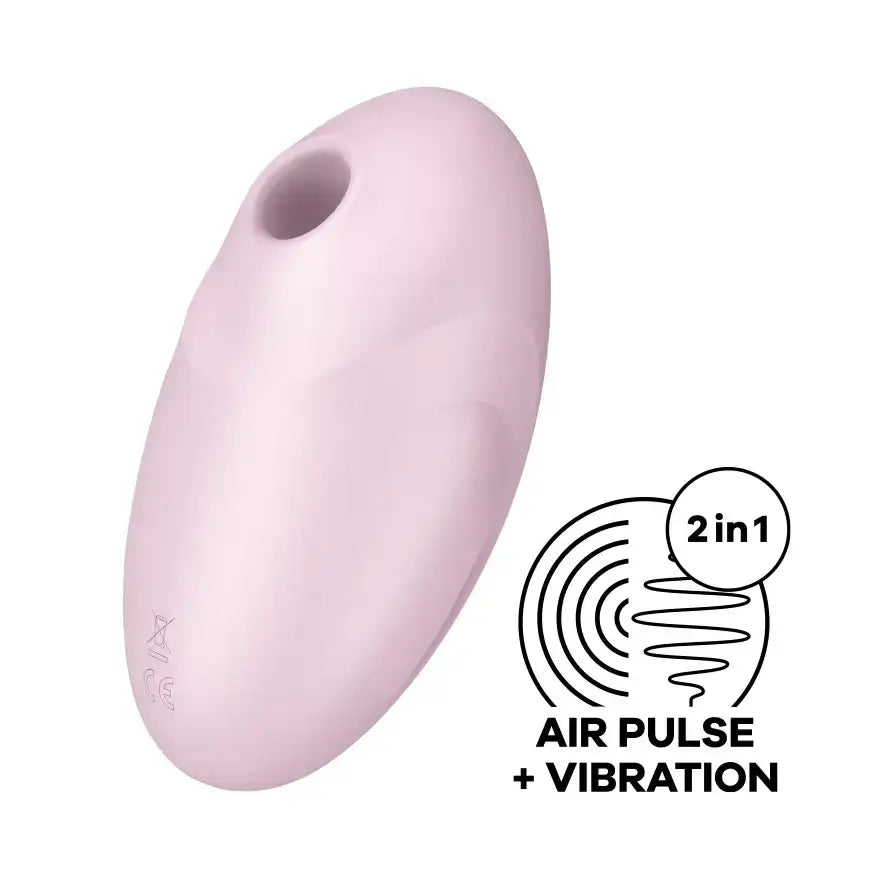 Satisfyer Vulva Lover 3 Clitoral Air Pulse Vibrator Pink premium design soft silicone wellness product Singapore