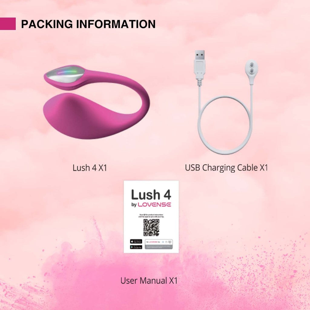 Lovense - Lush 4 App-Controlled G-Spot Egg Vibrator