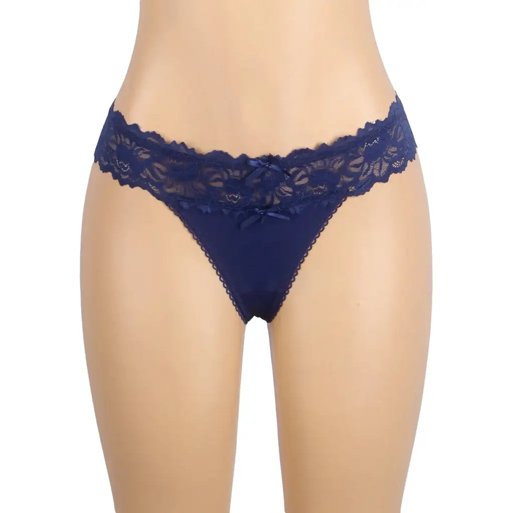 Pink Lace Temptation Panty - Frisky Business Adult Sex Toys Shop