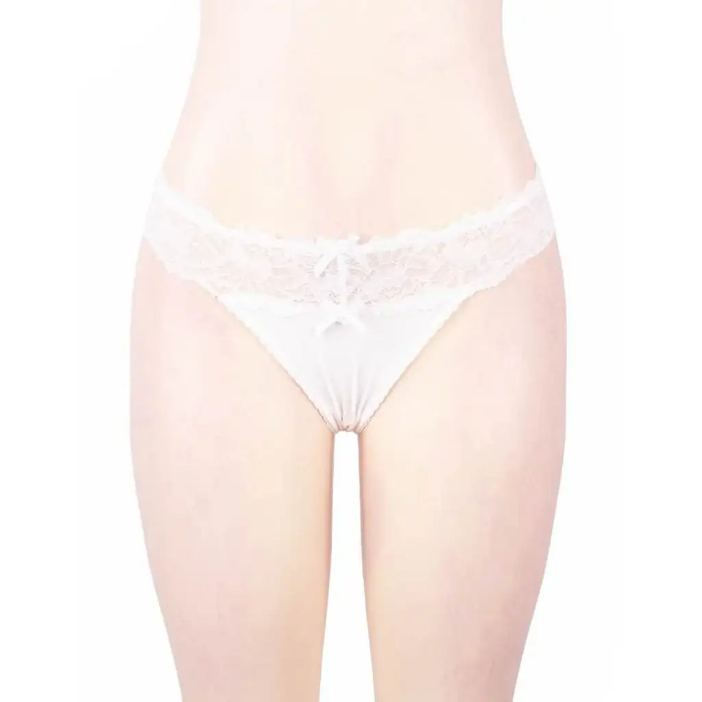 Pink Lace Temptation Panty - Frisky Business Adult Sex Toys Shop