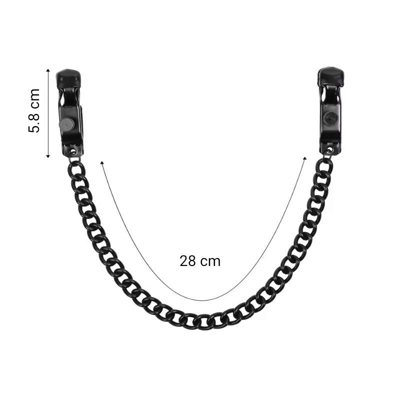 Bat’Bite - Nipple Clamps with Chain