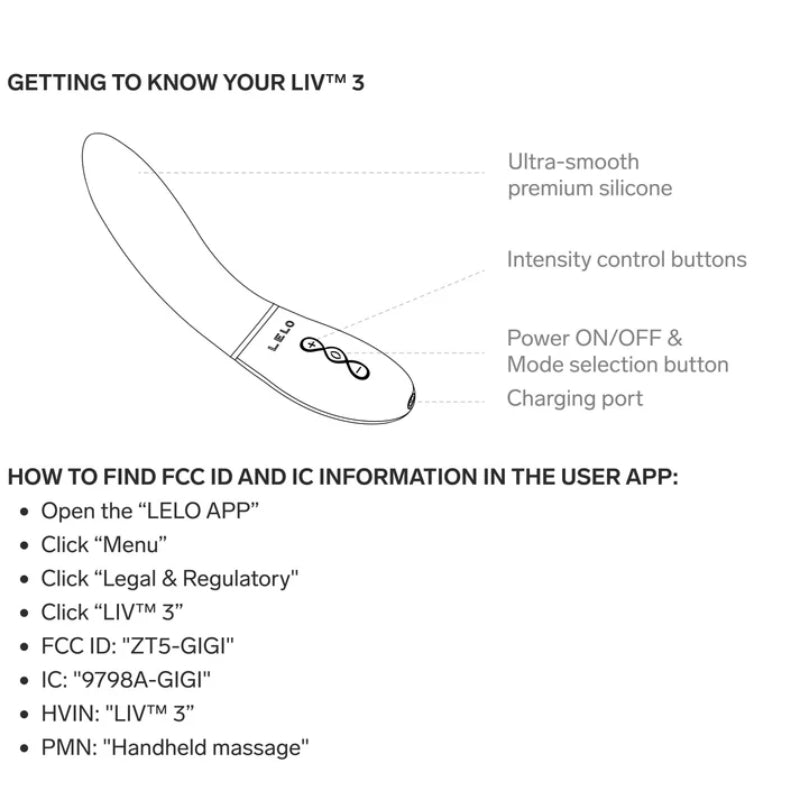 Lelo - Liv 3 App-Controlled G-Spot Vibrator Powder Blue