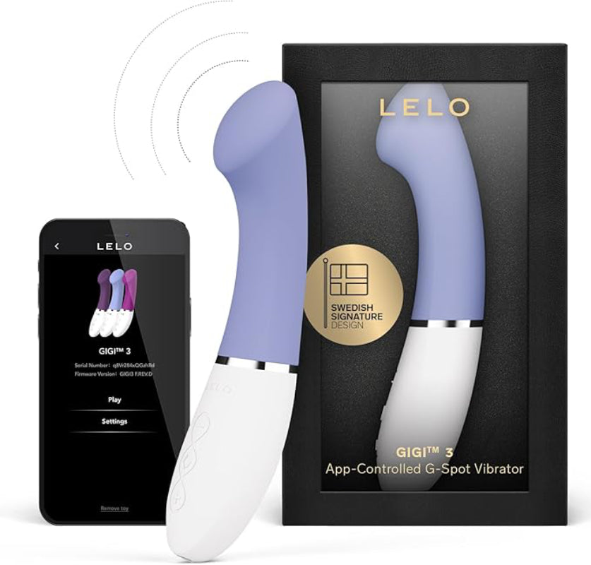 Lelo - Gigi 3 App-Controlled G-Spot Vibrator - Powder Blue