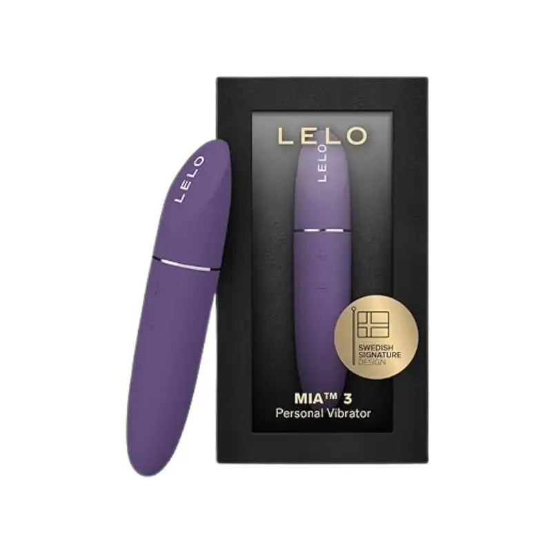 LELO Mia 3 Clitoral Vibrator Purple compact rechargeable personal massager with precise pulsations for targeted stimulation Singapore