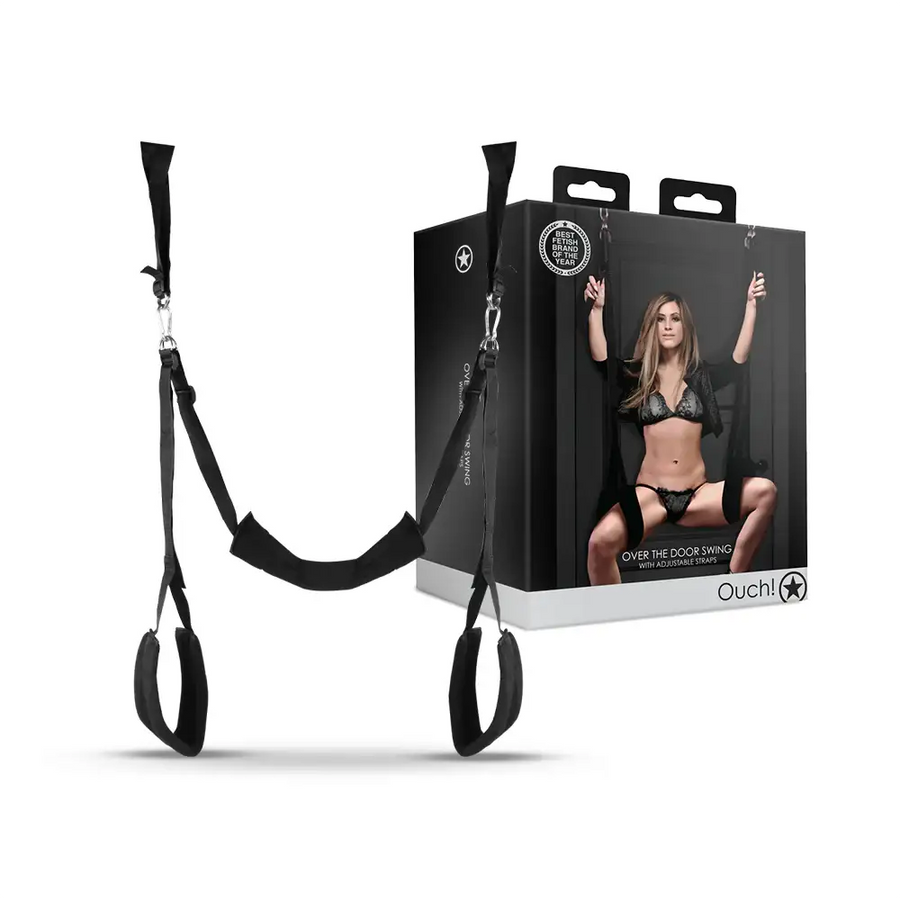 SHOTS Ouch! Over the Door Swing sturdy frame with padded seat and straps for secure adult play and comfort Singapore