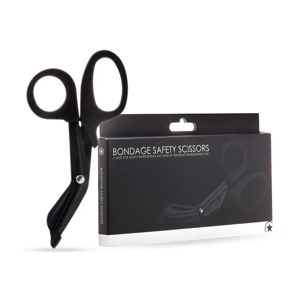 SHOTS Ouch! Bondage Safety Scissors stainless steel safety scissors for quick and secure release during adult play Singapore