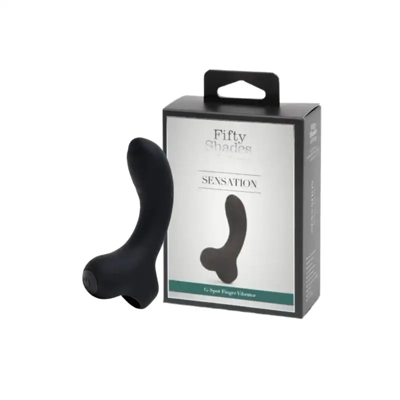 Fifty Shades Of Grey Sensation Rechargeable G-Spot Finger Vibrator compact ergonomic design smooth silicone Singapore
