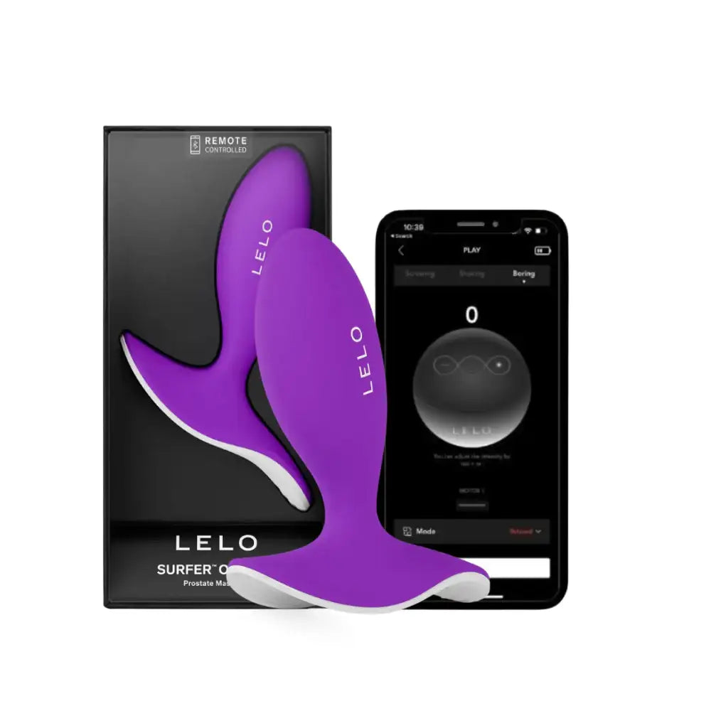 LELO Surfer Originals app-controlled prostate massager with ergonomic design for precise stimulation Singapore