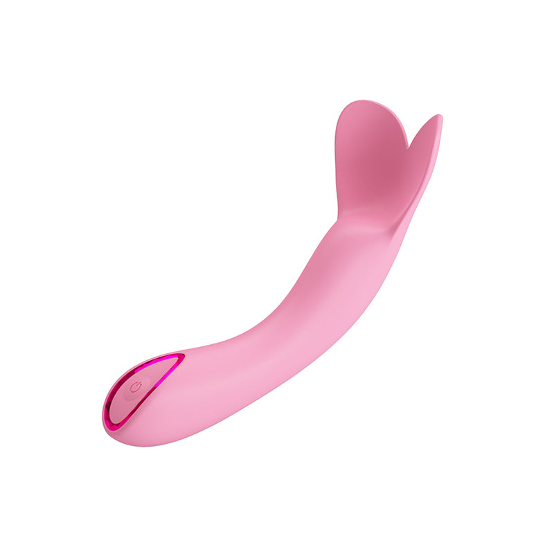 Lovette — Heart-Notch Curved Clitoral Vibrator