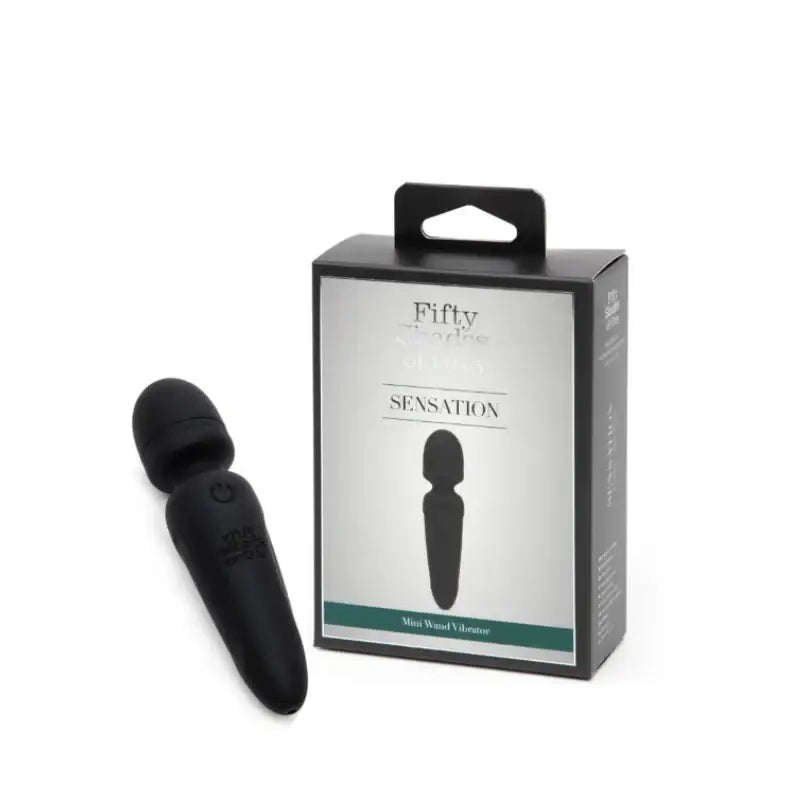 Fifty Shades Of Grey Sensation Rechargeable Mini Wand Vibrator compact ergonomic design smooth silicone Singapore