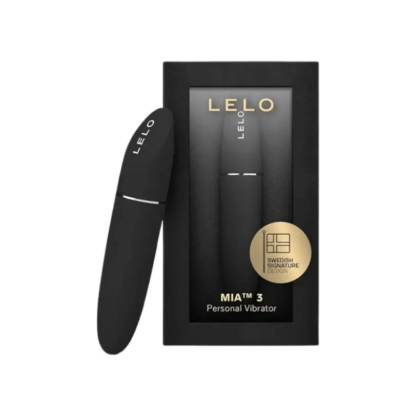 LELO Mia 3 Clitoral Vibrator Black compact rechargeable personal massager with precise pulsations for targeted stimulation Singapore
