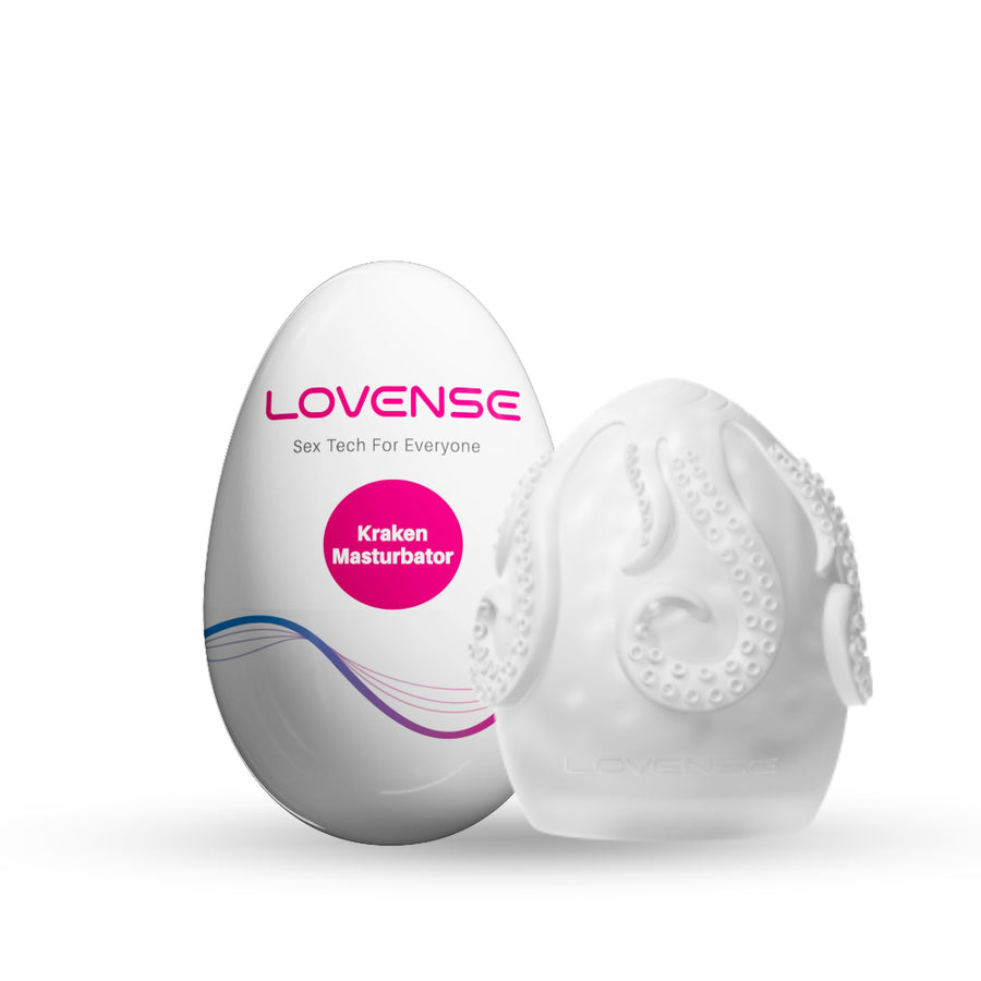 Lovense Kraken pocket egg male masturbator white octopus design compact device Singapore