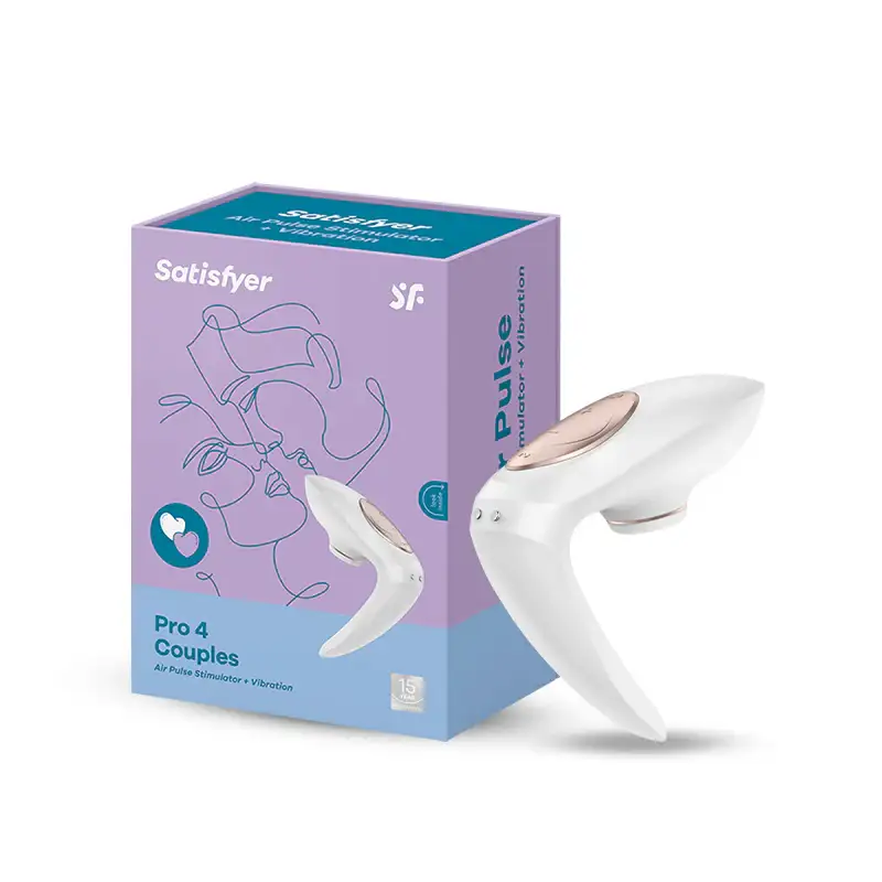 Satisfyer - Pro 4 Couples - Dual Stimulation for Shared Pleasure - Frisky Business Adult Sex Toys Shop