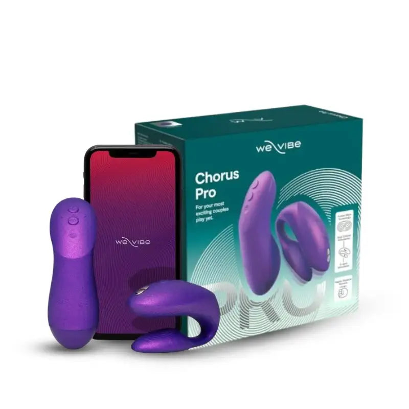 We-Vibe - Chorus Pro App-Controlled Couple Vibrator - Purple - Frisky Business Adult Sex Toys Shop