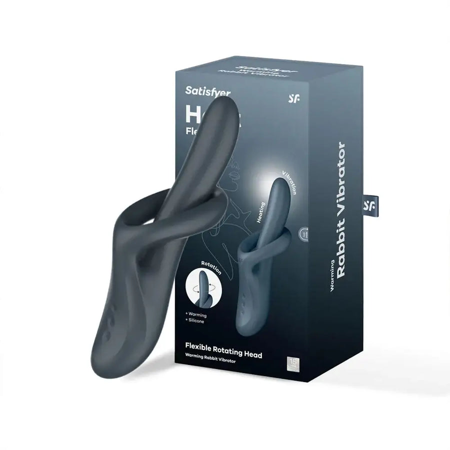 Satisfyer Heat Flex 4 Gray Flexible Design Dual Stimulation Personal Massager Adult Toy Singapore