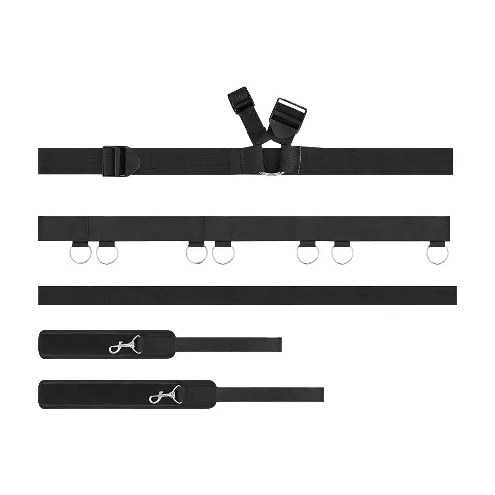 Seductive Submission – BDSM Bed Bondage Hand & Leg Cuff Set - Frisky Business Adult Sex Toys Shop