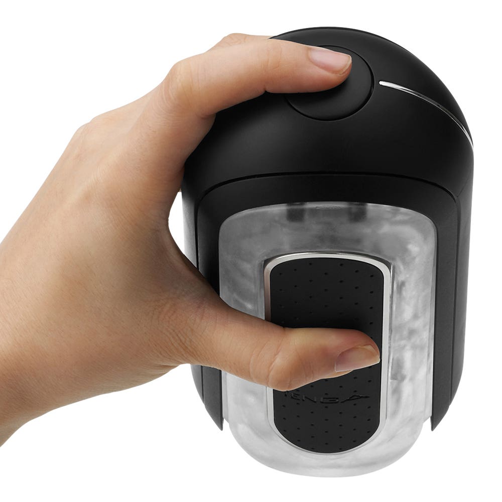 Tenga - Flip 0 (Zero) Vibrating Masturbator - Black