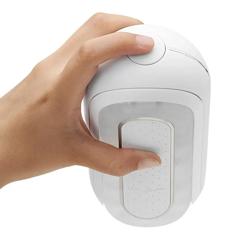 Tenga - Flip 0 (Zero) Vibrating Masturbator - White - Frisky Business Adult Sex Toys Shop