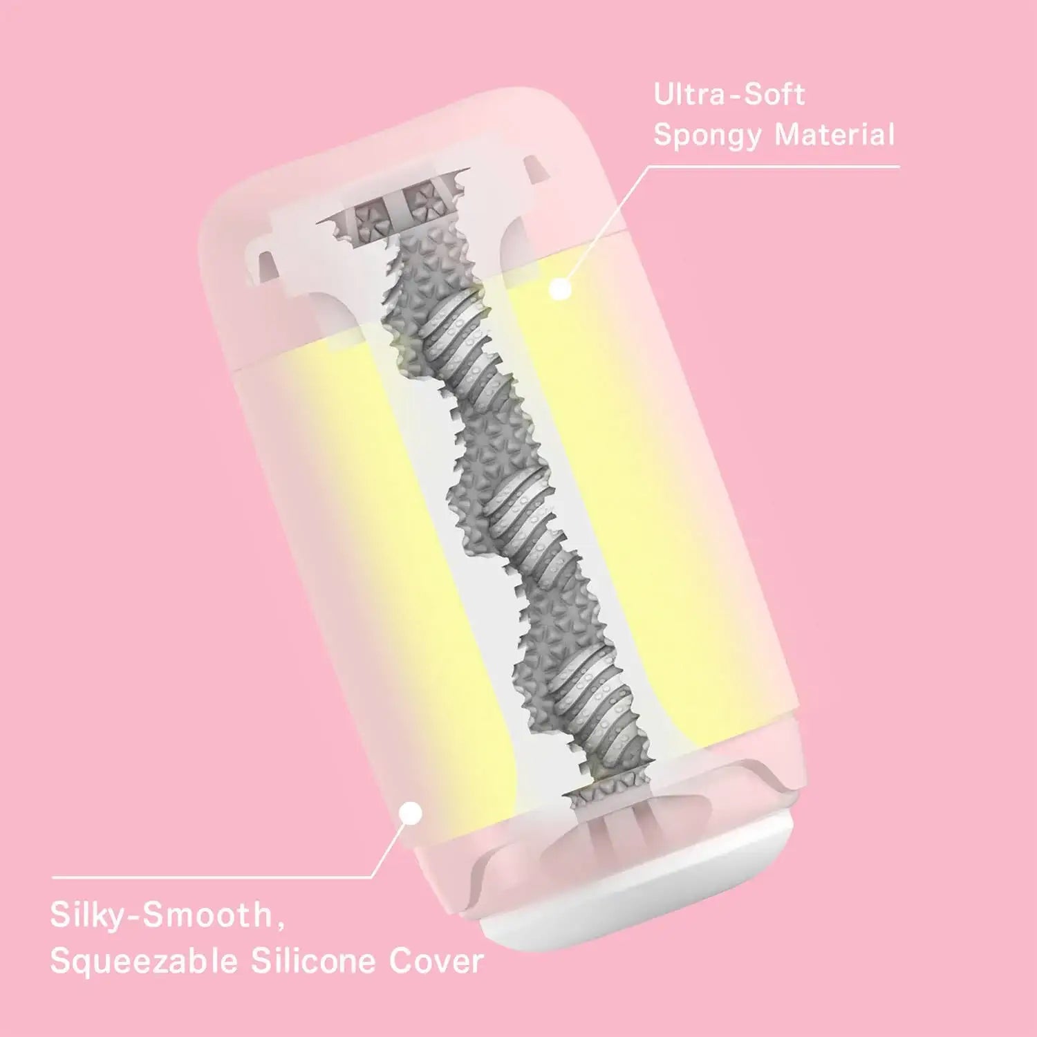 Tenga Puffy Strawberry Pink Compact Sleek Design Convenient for Travel Durable Silicone Singapore