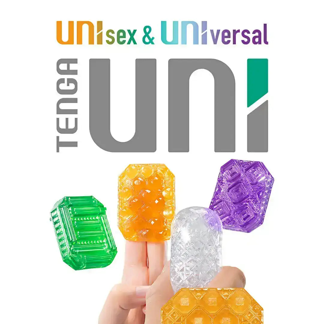 Tenga - Uni Unisex & Universal Masturbator for Men and Women Amethyst - Frisky Business Adult Sex Toys Shop