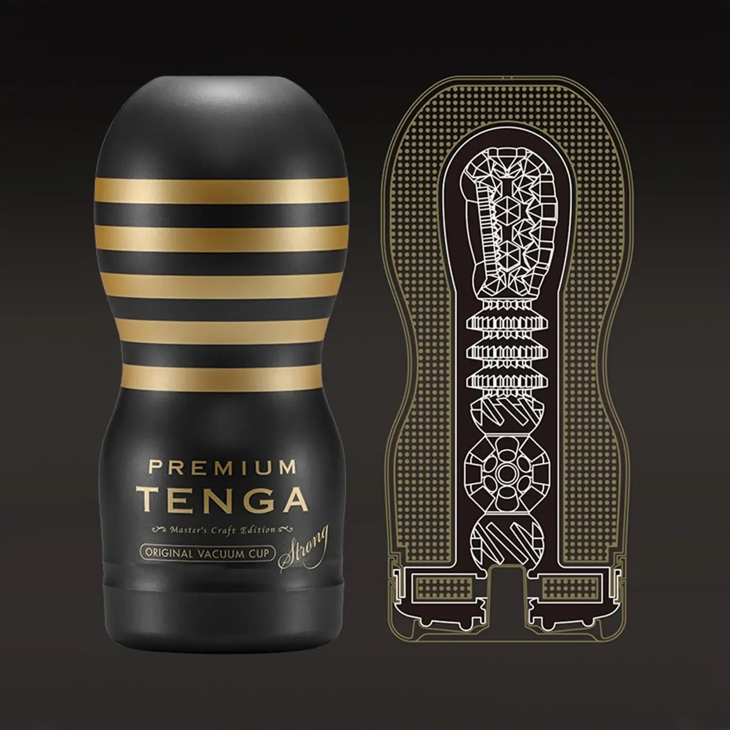 Tenga Premium Original Vacuum Cup Hard Edition 15th Anniversary Ergonomic Shape Lightweight Reusable Personal Pleasure Device Singapore