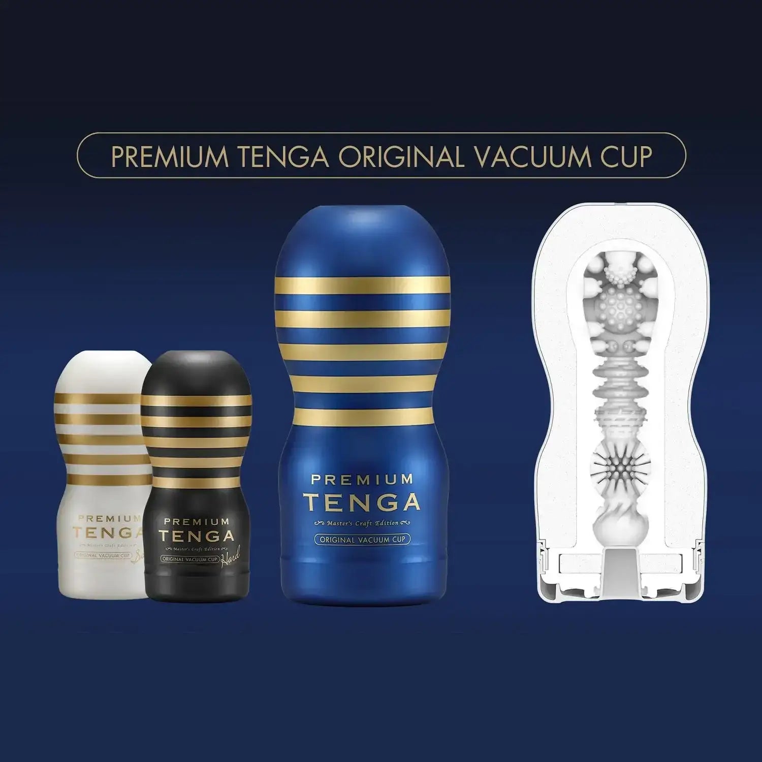 Tenga Premium Original Vacuum Cup Hard Edition 15th Anniversary Realistic Interior Texture Soft Flexible Material High Quality Singapore