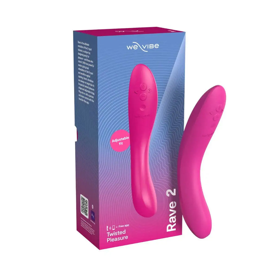 We-Vibe Rave 2 Bold Pink wearable vibrator for couples discreet design premium quality Singapore