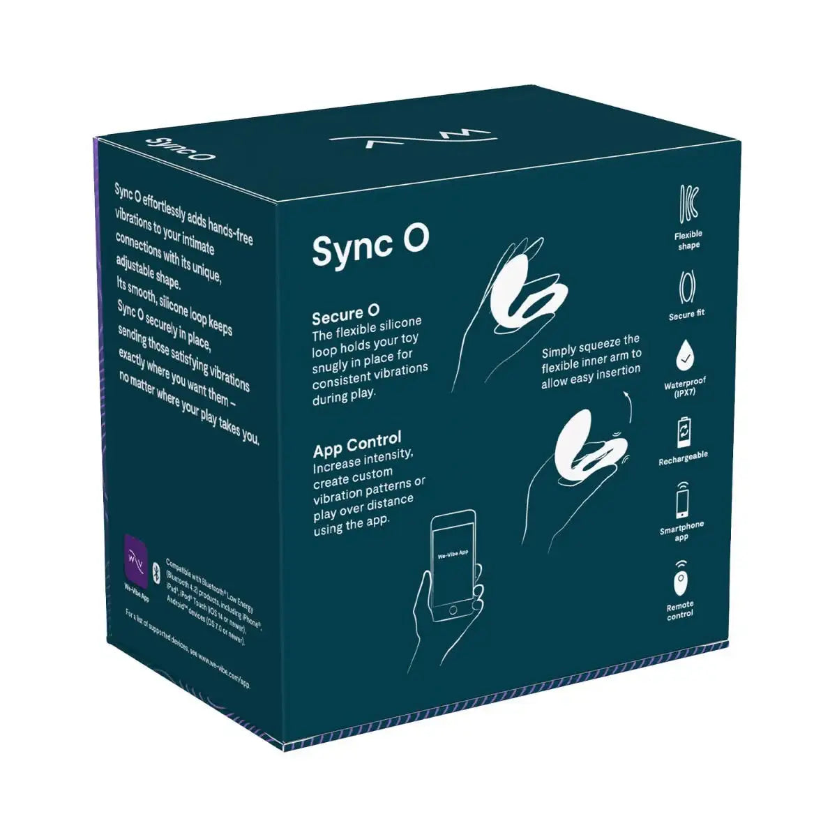 We-Vibe - Sync O Velvet Green - Frisky Business Adult Sex Toys Shop