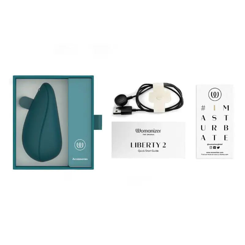 Womanizer Liberty 2 - Dark Petrol - Frisky Business Adult Sex Toys Shop
