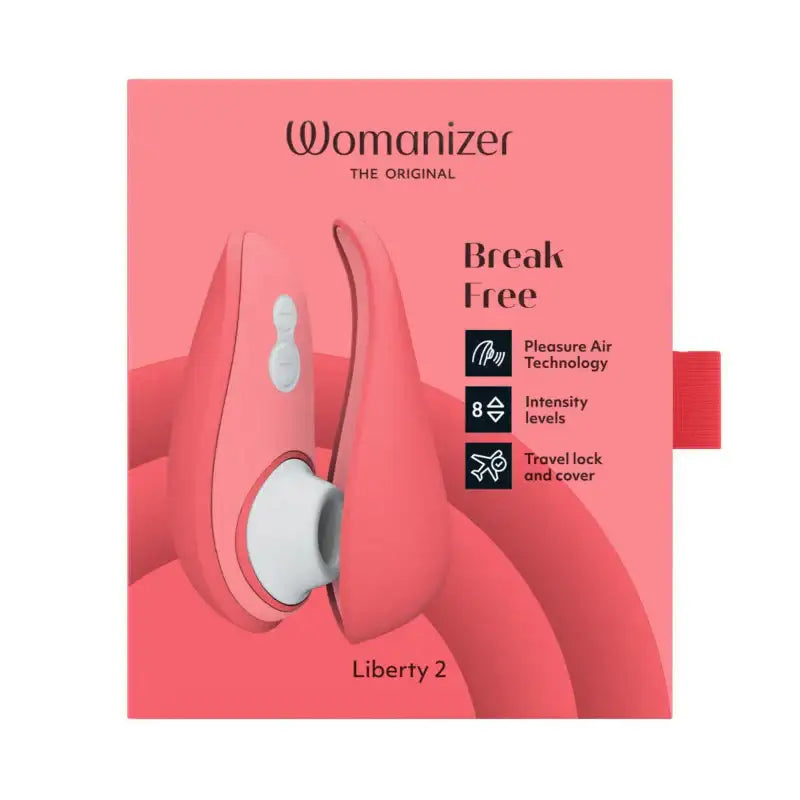 Womanizer Liberty 2 - Vibrant Rose - Frisky Business Adult Sex Toys Shop