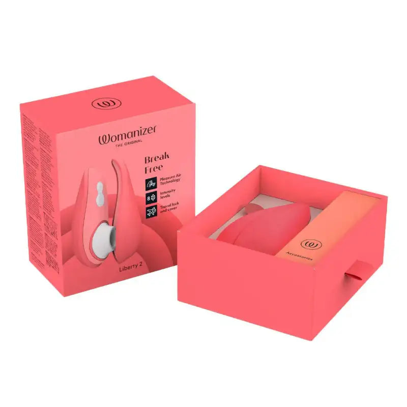 Womanizer Liberty 2 - Vibrant Rose - Frisky Business Adult Sex Toys Shop