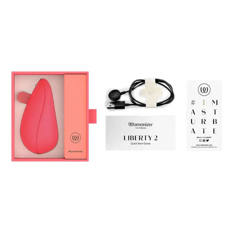 Womanizer Liberty 2 - Vibrant Rose - Frisky Business Adult Sex Toys Shop