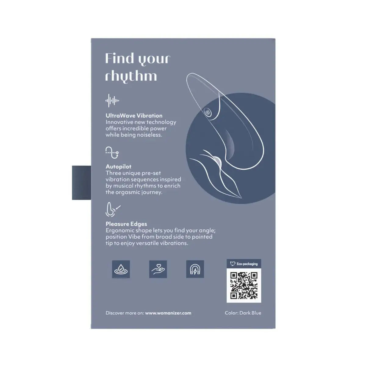 Womanizer Vibe - Dark Blue - Frisky Business Adult Sex Toys Shop