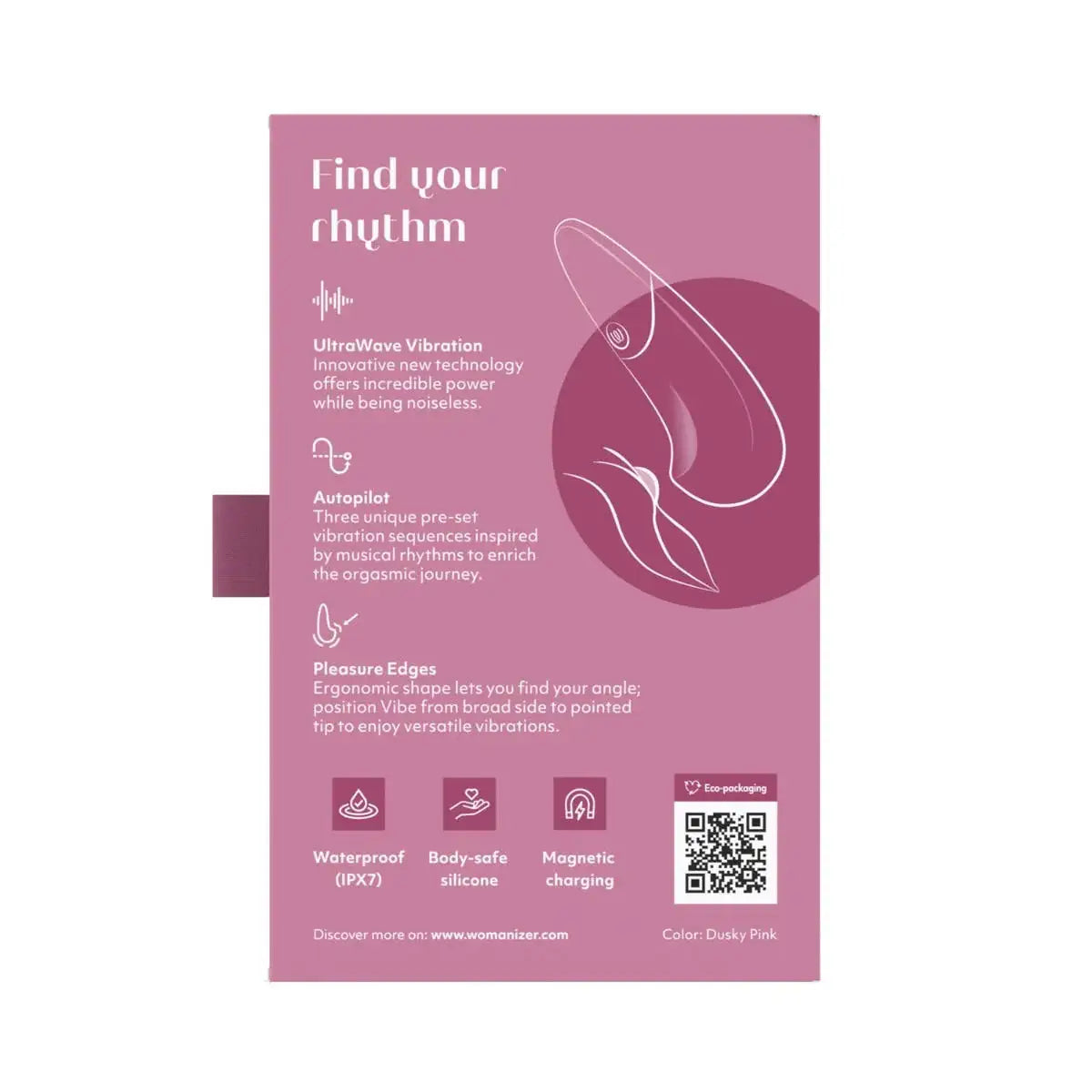 Womanizer Vibe - Dusky Pink - Frisky Business Adult Sex Toys Shop