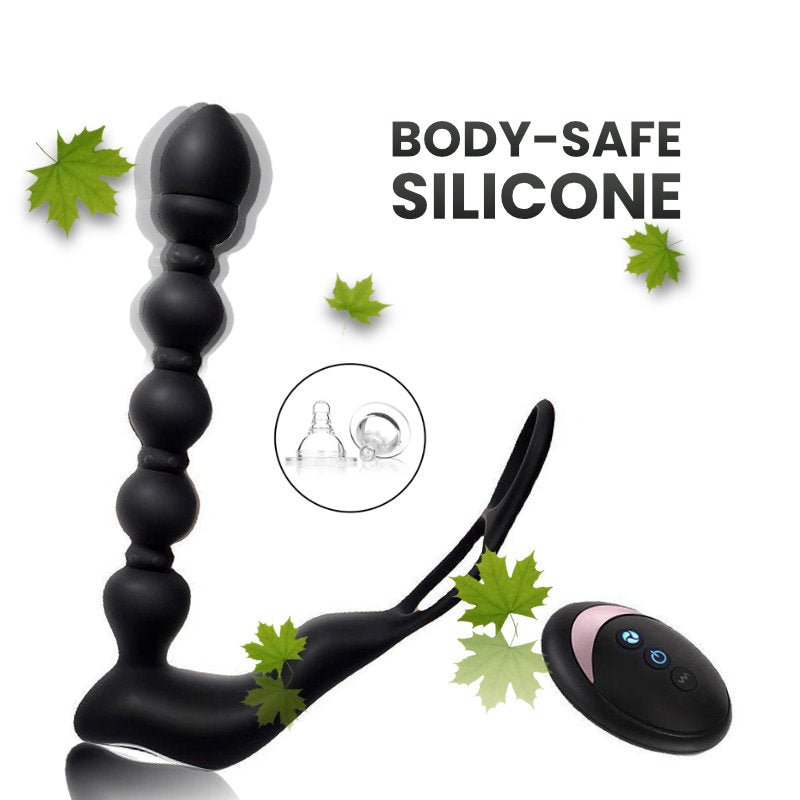 Ace - Remote Control Vibrating Silicone Anal Beads - FRISKY BUSINESS SG