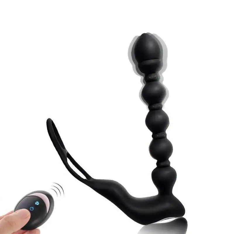 Ace - Remote Control Vibrating Silicone Anal Beads - Frisky Business Adult Sex Toys Shop