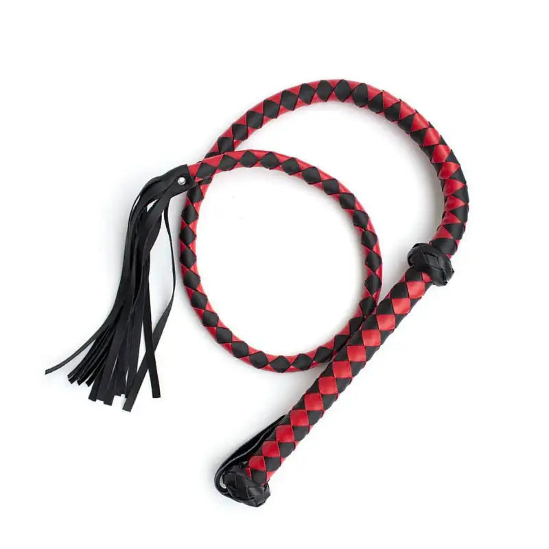 BDSM - 1.4 m Long Novelty PU Leather Whip - Frisky Business Adult Sex Toys Shop