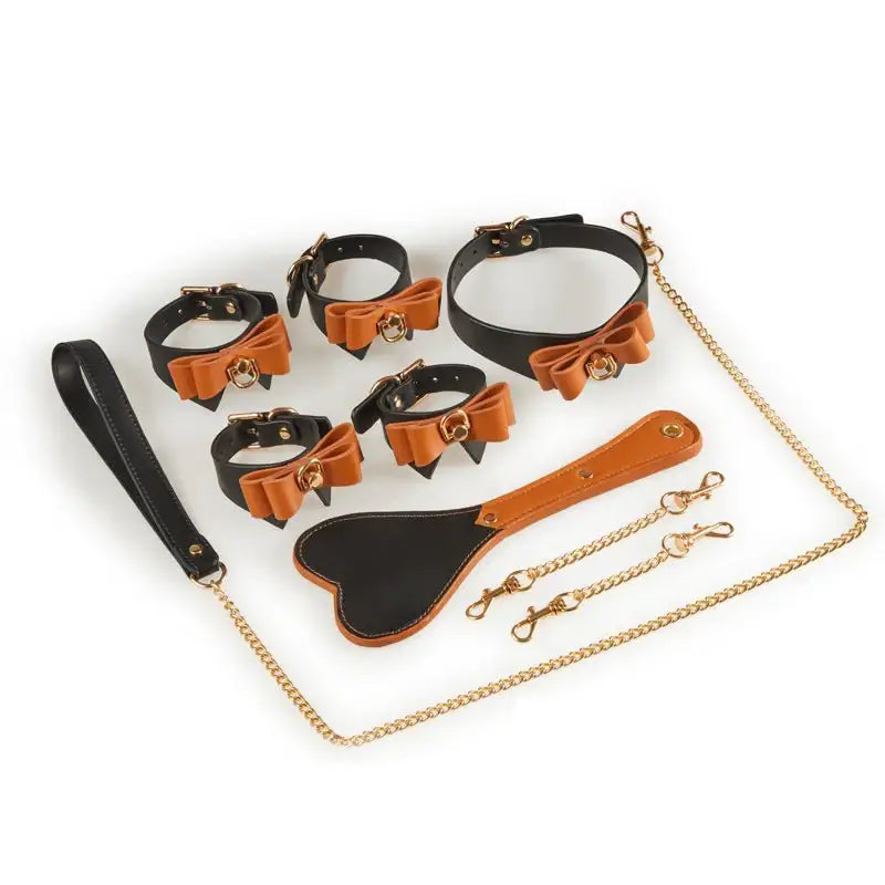 BDSM - 9-piece Bow Tie Set - Frisky Business Adult Sex Toys Shop