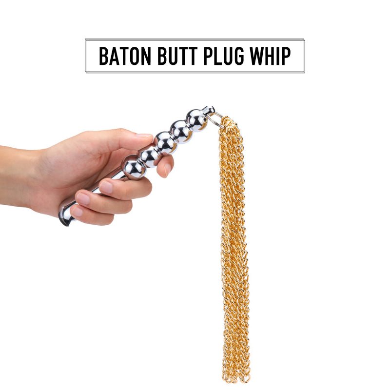 BDSM - Baton Butt Plug Whip - FRISKY BUSINESS SG